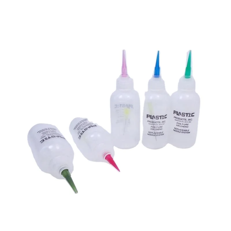 50ml plastic bottle and high-viscosity tapered all-plastic TT tipped needle