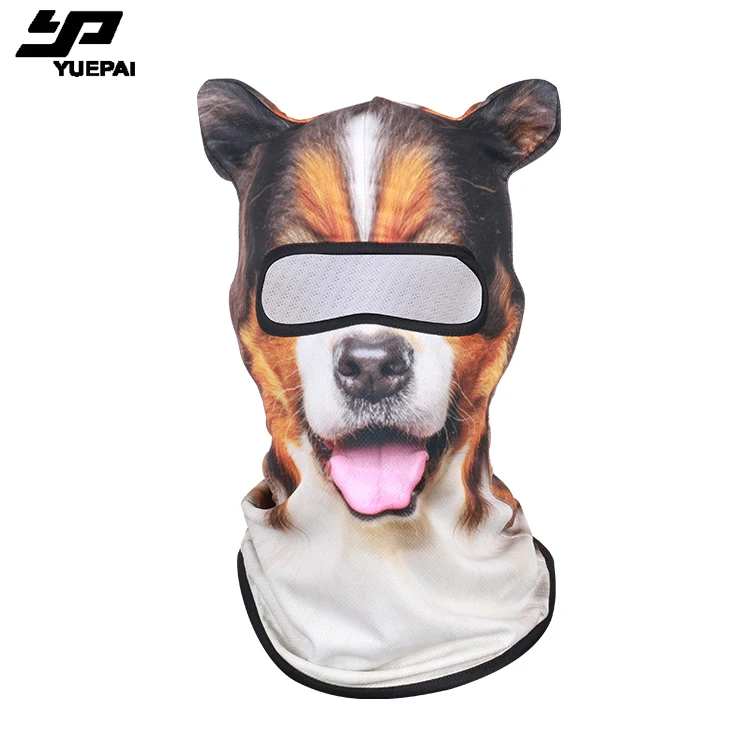 
Design headwear Magic Scarf Pets Dog Full 3D Animal Custom logo printed made balaclava bandana own logo 