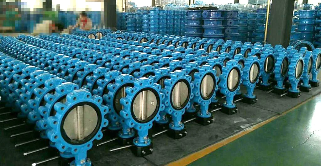 TKFM Chinese manufacturer soft seal ductile iron dn80 lug wafer type butterfly valve handles