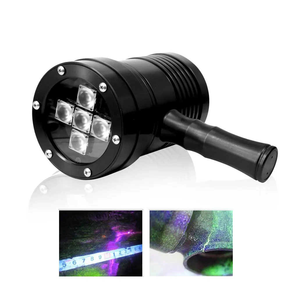 Fluorescent Leak Detection Equipment Handheld 110-240V AC Power 365nm UV NDT Lamp