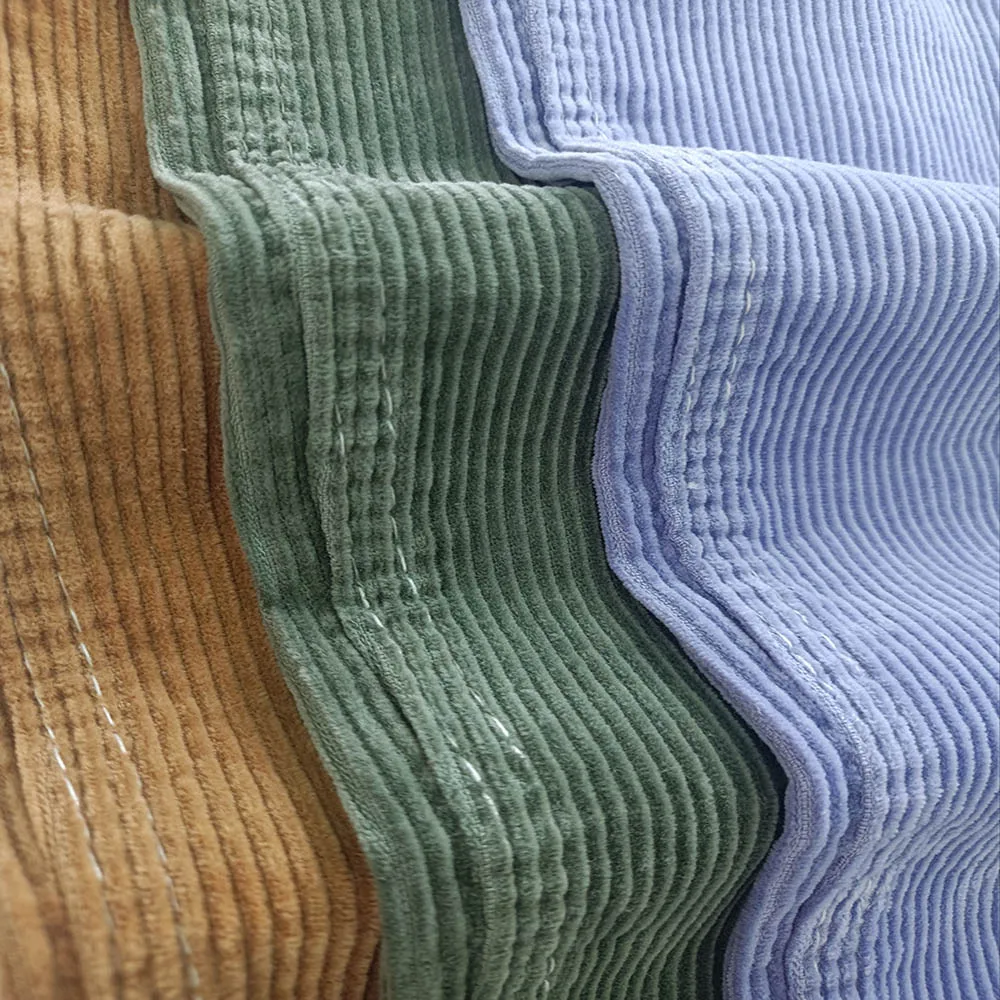 9 oz Custom high quality corduroy clothing fabric 100% cotton