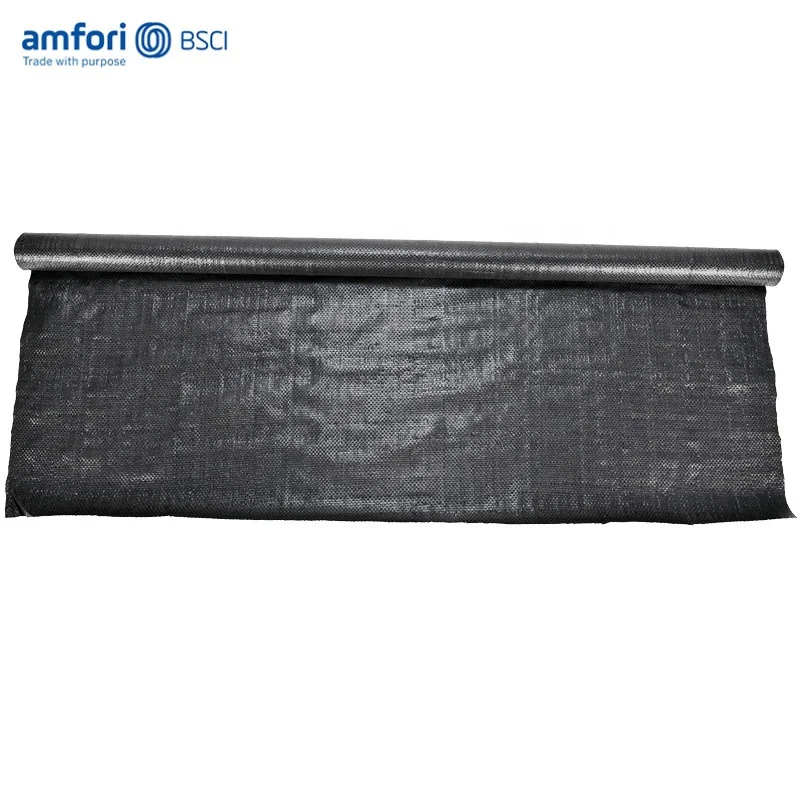 Ecofriendly Pp Woven Weed Mat Weed Control Barrier Mat In Roll Fabric