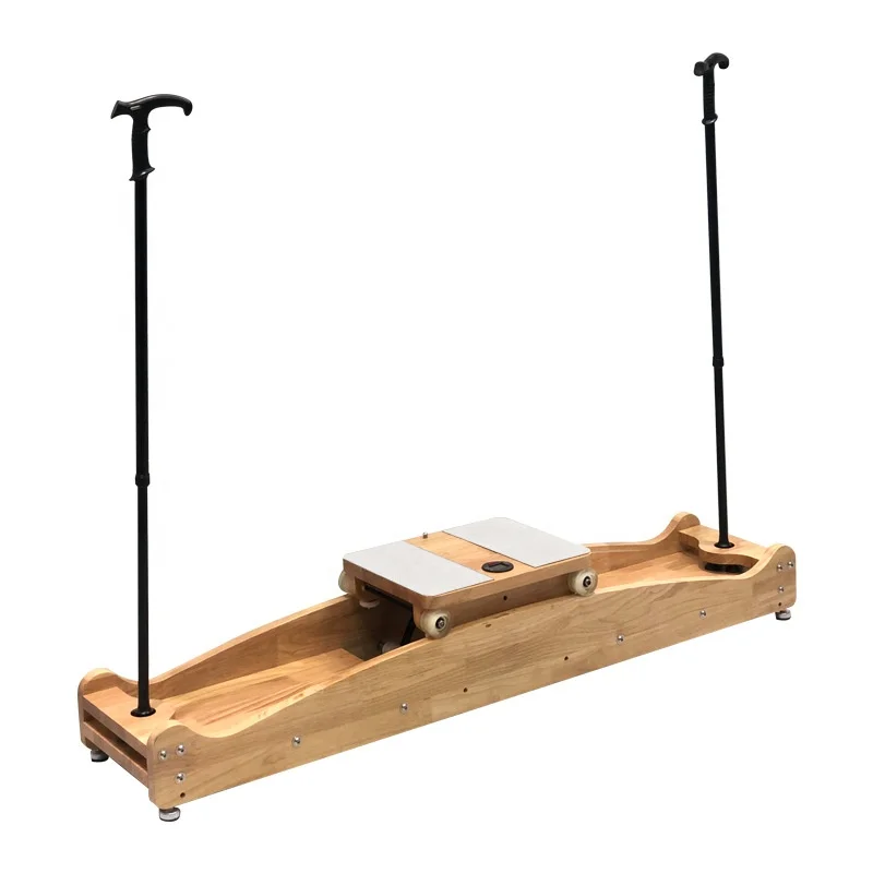 W1N  Wooden China Supplier New Design Training  Pilates Machine Complete Balance Simulation Indoor ski trainer
