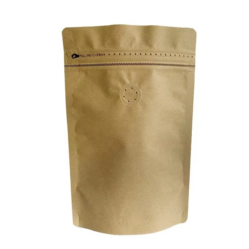 Resealable Plastic Matt White Aluminum Foil craft Stand up coffee pouch For Coffee Spice sachet packaging instant coffee packets