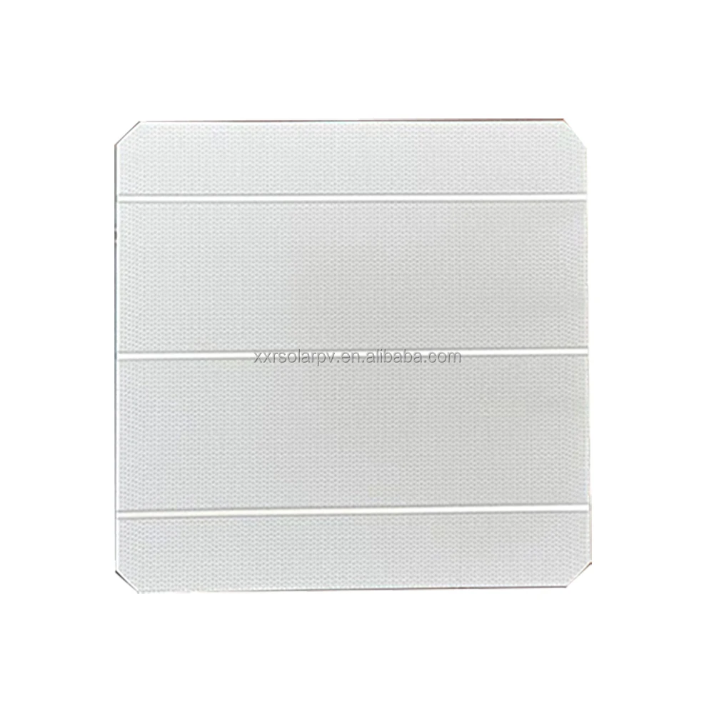 High Quality Efficiency 21.6% 5.92w Continuous Busbar Solar Cell 166mm 3bb Mono