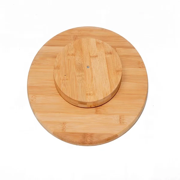 wholesale Round Solid bamboo Chopping Board Serving Food Natural Kitchen Thick Cutting boards