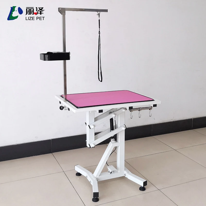 LIZE PET hot sale small animal pneumatic lifting pet grooming table for pet cats Small dog beauty table cat table