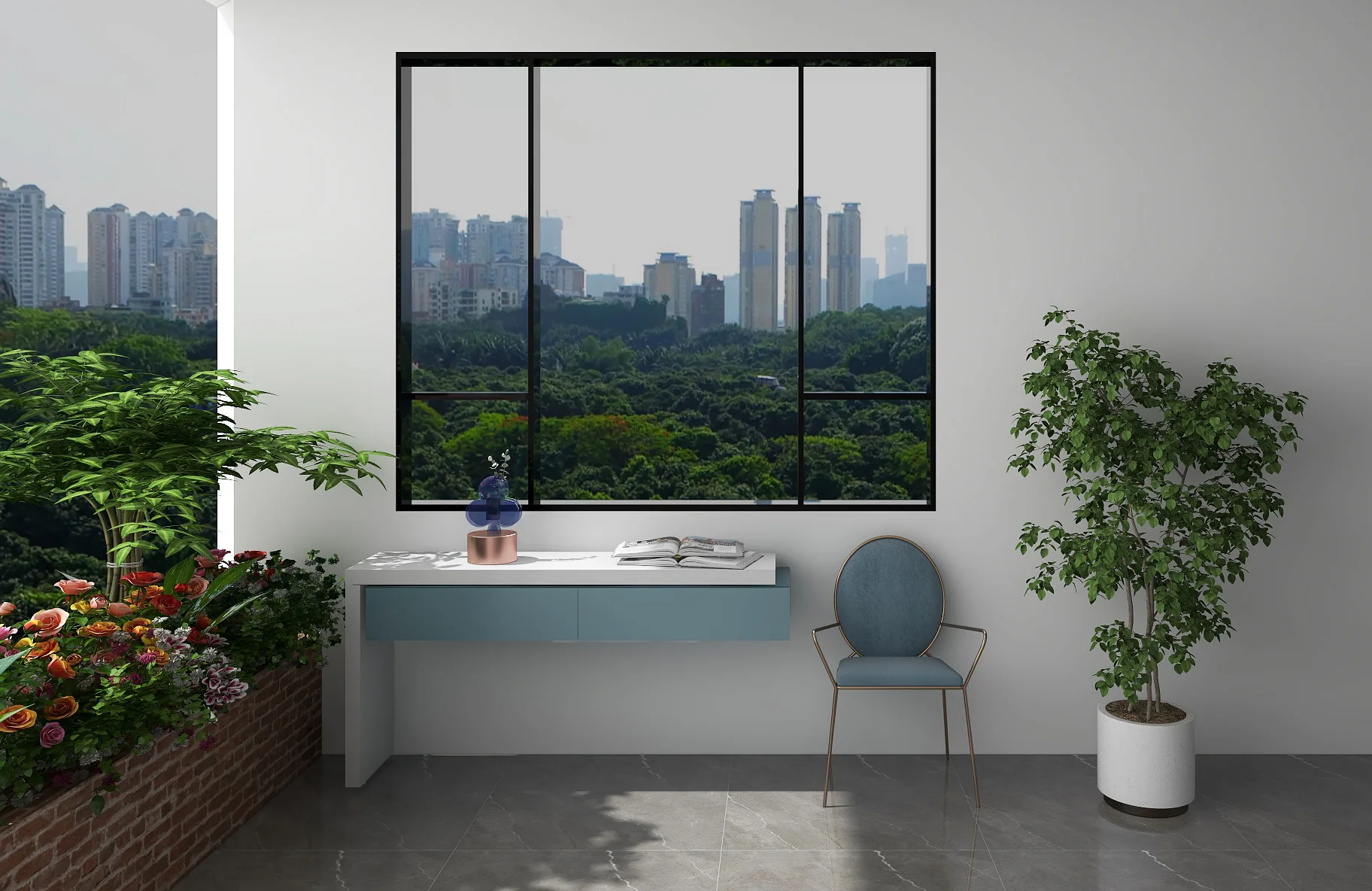 2021 Modern design Space Saving Furniture Pull Out Two pull rotating Adjustable wall Table