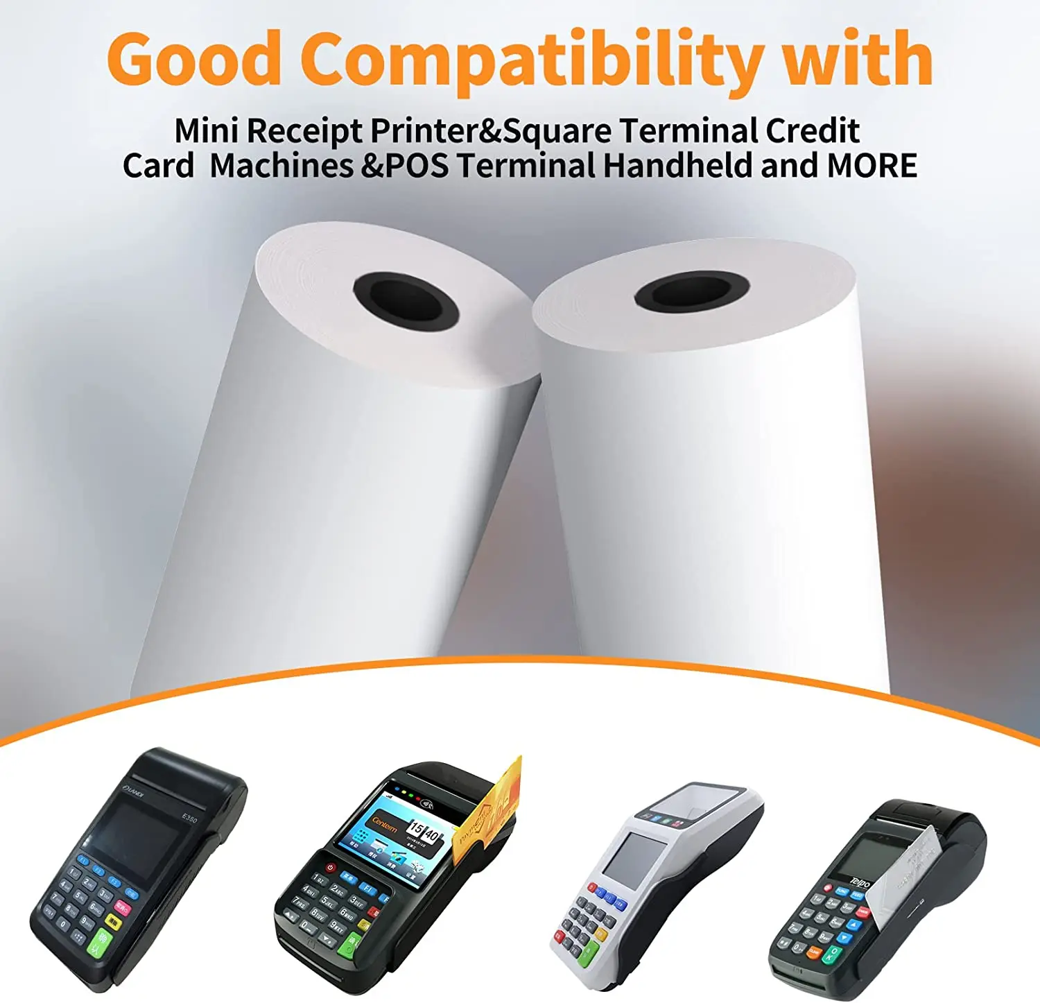 80x80 80x70 80x65 Free Sample Thermal POS Paper Cashier Register Printer Printing POS 80mm Thermal Paper Roll