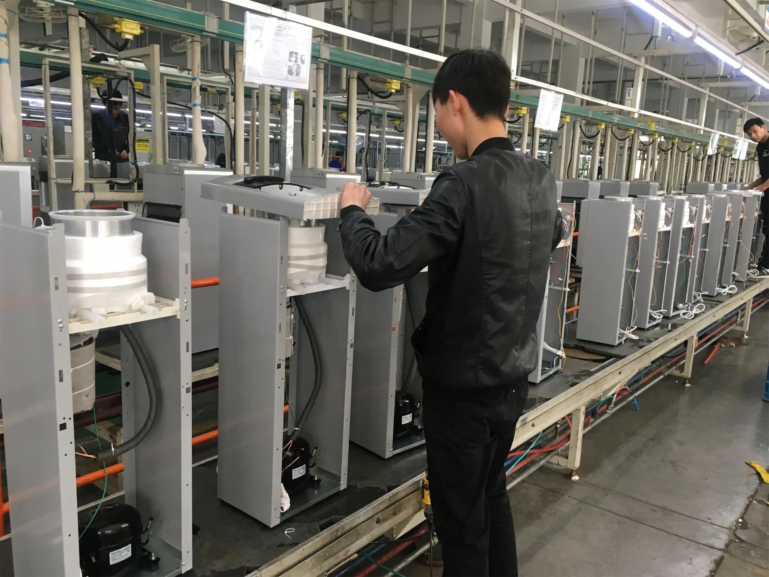 220V bottom loading floor standing water dispenser cooler with pump