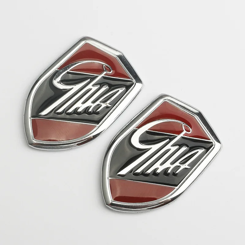 Custom Car Sticker Emblems GHIA Side Shield Logo Marked Stickers For  Focus 2 3 4 Mondeo Fiesta Ecosport Kuga Edge Explorer
