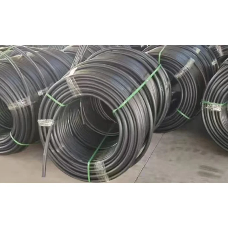 Черная полиэтиленовая пластиковая труба с низким коэффициентом трения