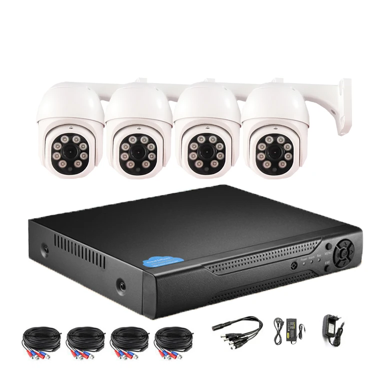 Новые продукты 2MP Ahd камеры с 4CH HD DVR для PTZ камер видеонаблюдения дешевая цена 1080P CCTV camera