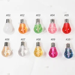Wholesale Custom Fruit Flavor moisture Shiny Glitter Small Sliver Light Bulb Lip Gloss Vegan Lip Oil Clear Lipgloss For Kids