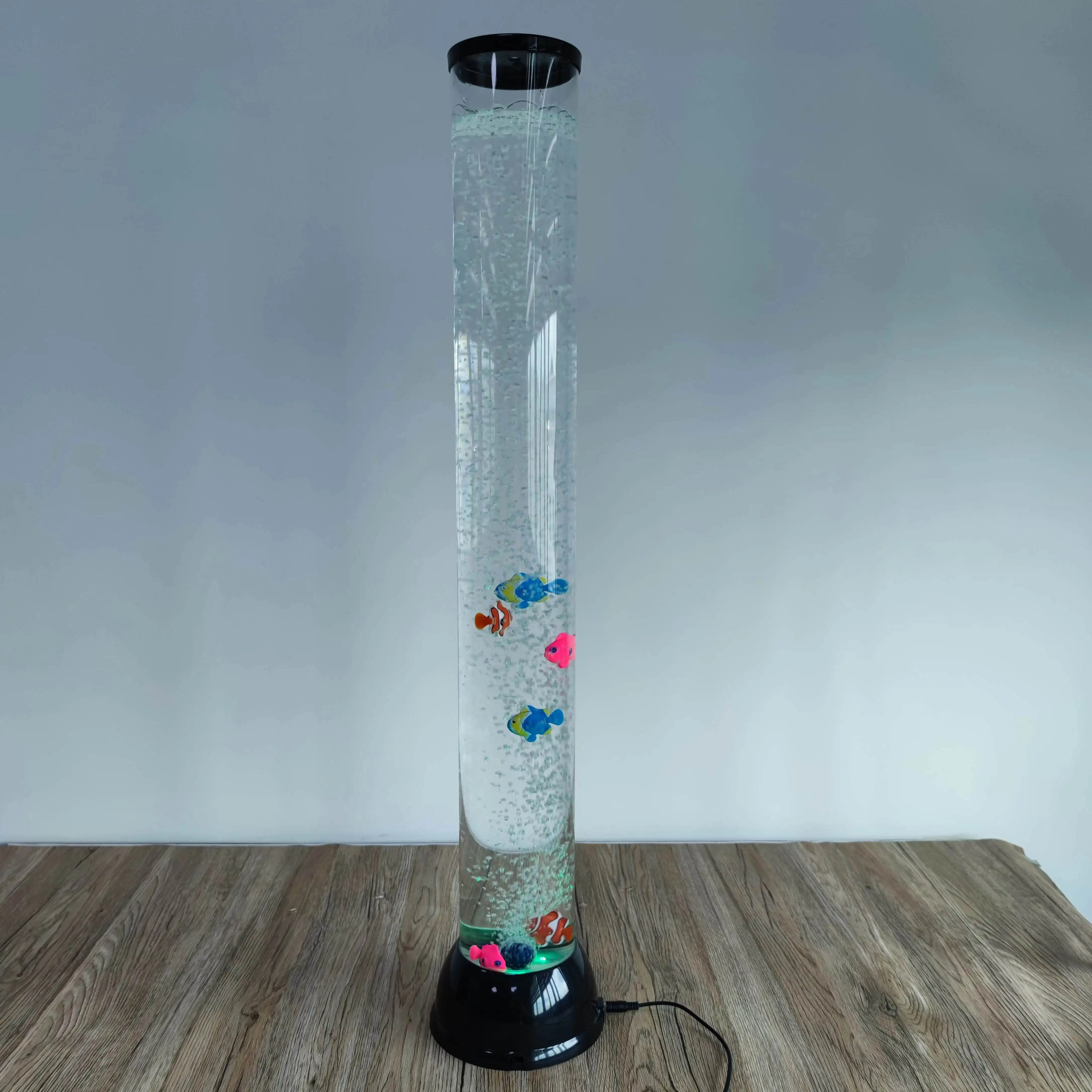 Креативный новый стиль светодиодная лампа для рыбы RGB-лампа меняющая цвет водяная колонна спальни гостиной атмосферы рыбные огни