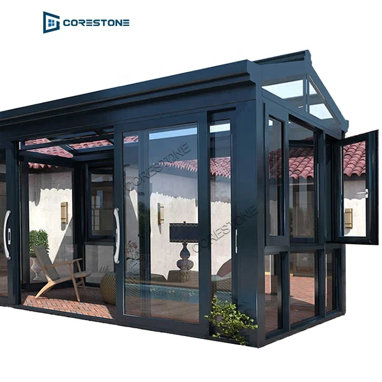 Modern Lean To Greenhouse Winter Garden