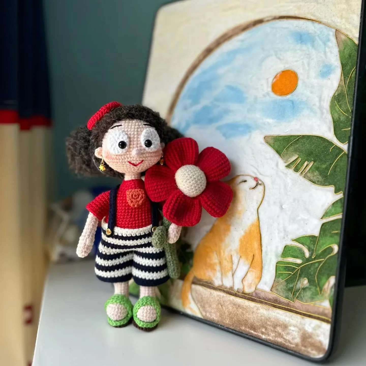 Customizable Crochet Dolls Crochet Knitting Keychain Funny Yarn Knitted Dolls Home Decor Gifts and Party Gift for Gifts Kids