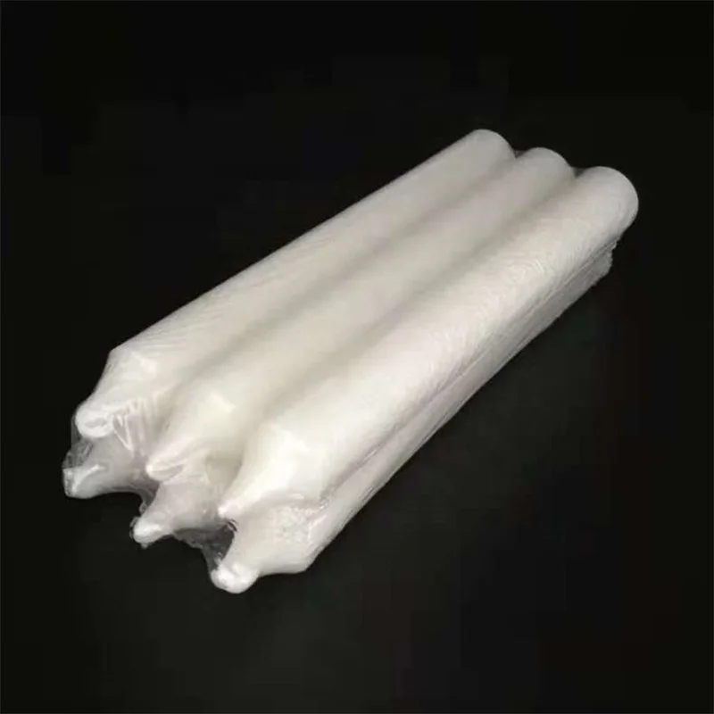 Paraffin wax white religious candle for church