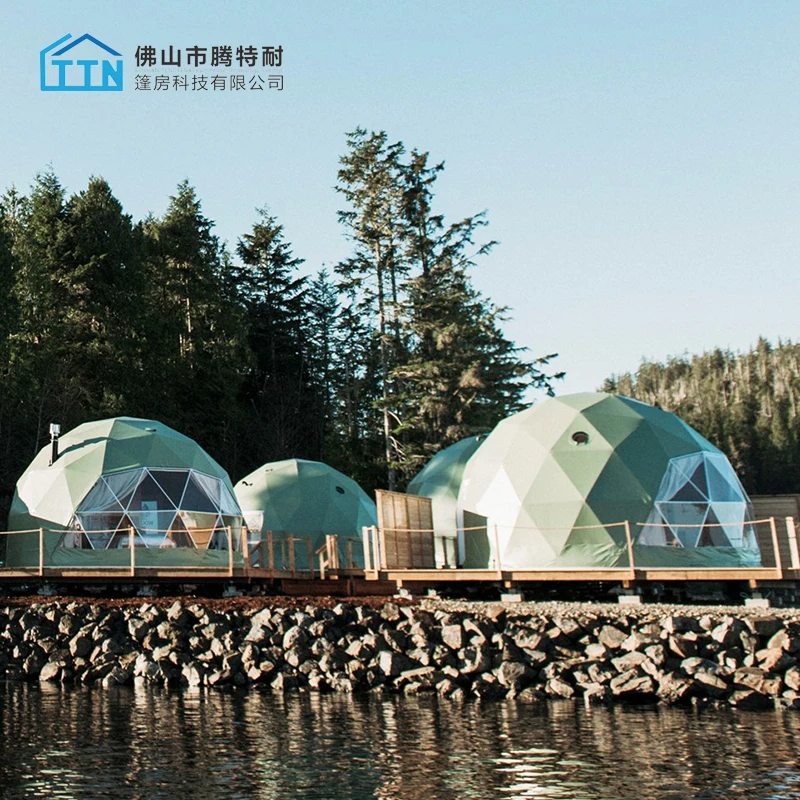 
Industry Standard dome tents house cheap luxury family geodesic dome tent 