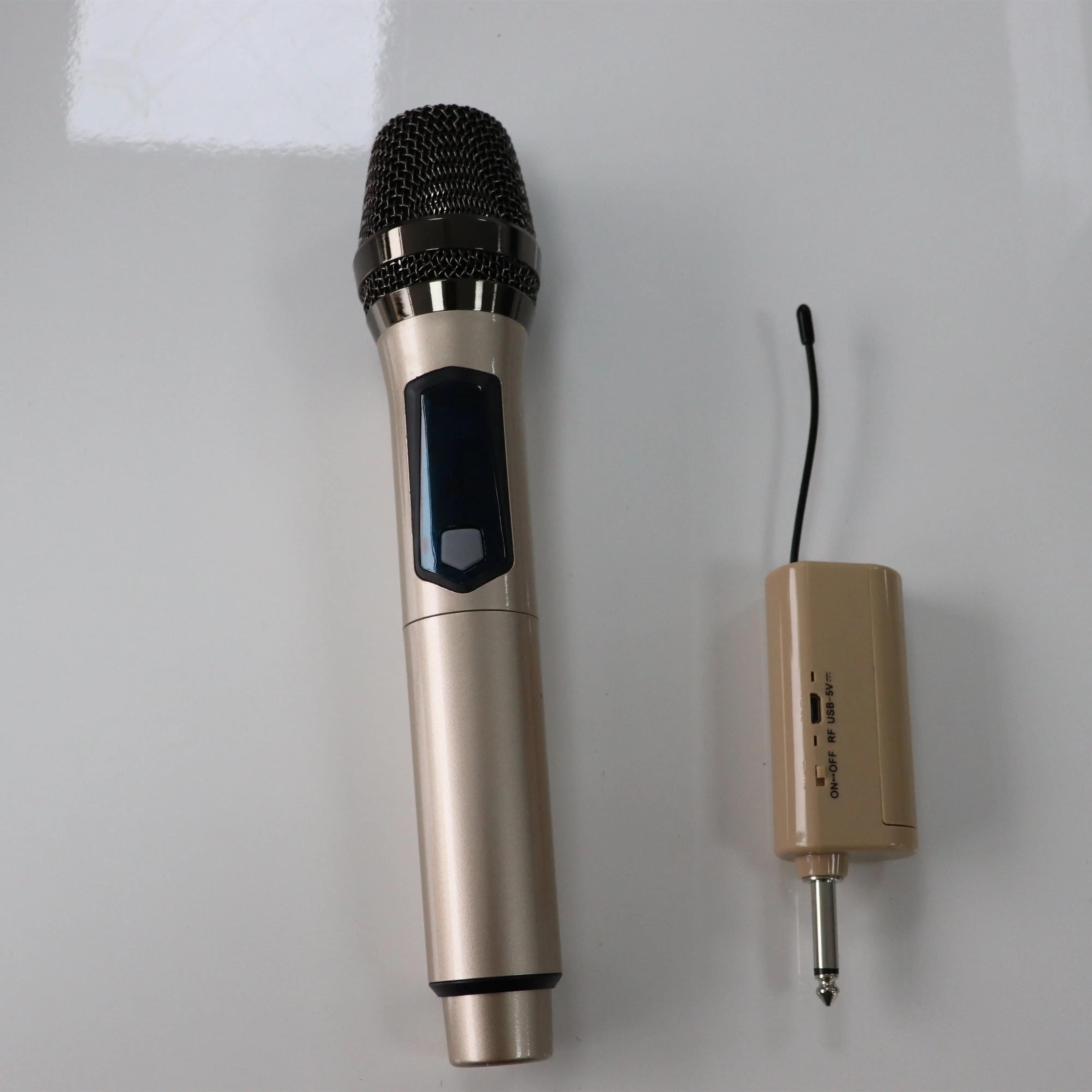 Universal Dual 2 Channels Handheld Wireless Microphone for Computer Phone Soundcard