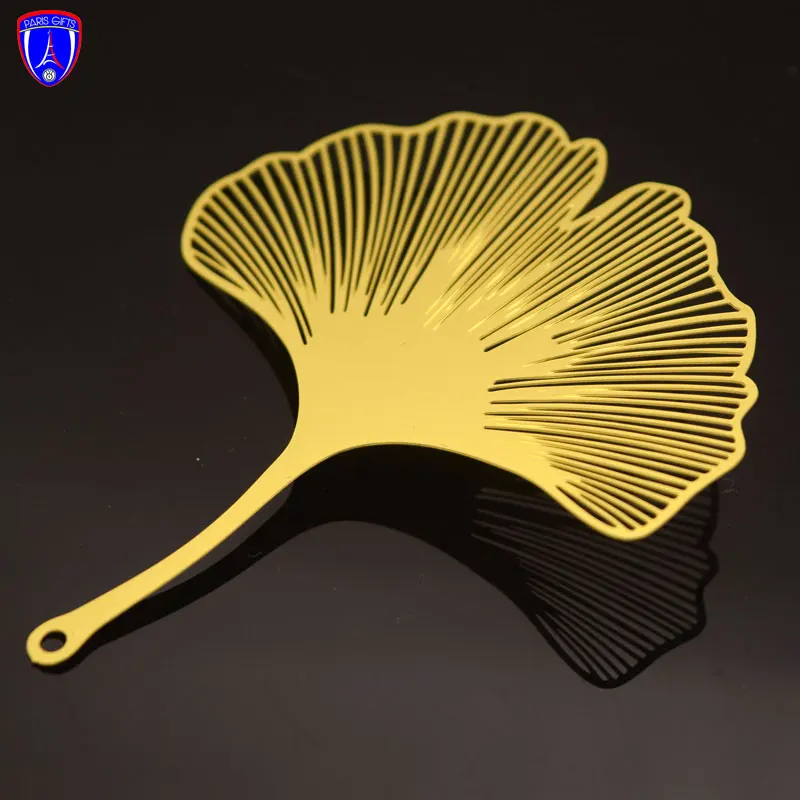 Blank Sublimation Promotional Maple Leaf Bookmark  Vintage Leaf Bookmark Journal Enamel Metal Book Marks Custom Design