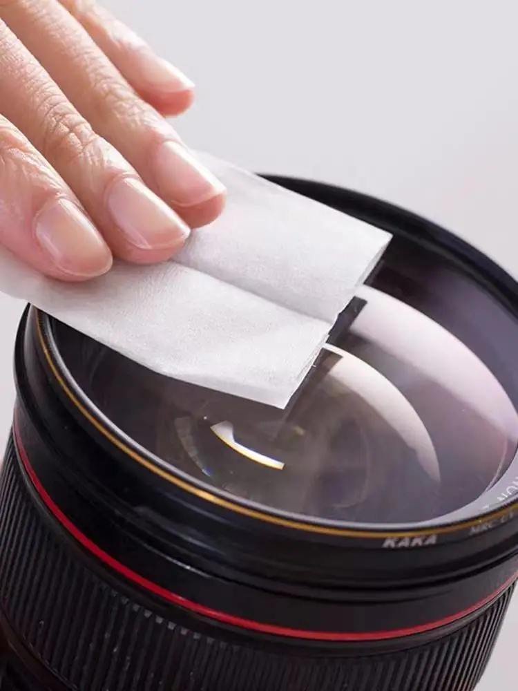 Eco Friendly 100 Pcs Individual Anti Fog Glasses Wet Wipe Disposable Glass Cleaning Lens Wipes For Glasses