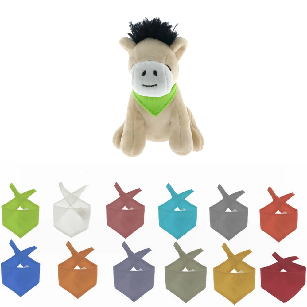6 Inches Wholesale ODM OEM high quality funny plush toy donkey stuffed cute animals for promotion