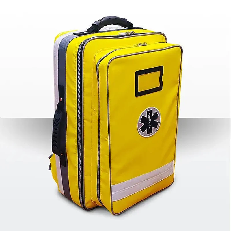 First Aid Backpack Emergency Medicine Survival Essentials Medic Trauma Bag Nursing Bags with 3 Packing Cubes
