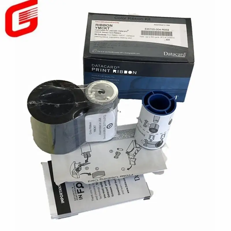 Original Datacard 535700-004-R002 YMCKT Color Ribbon for CD800 Printer
