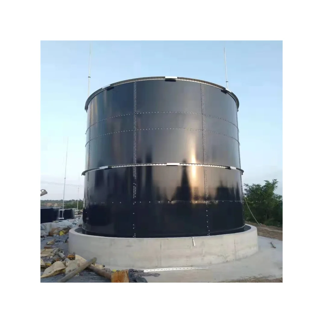 glass fused to steel tank for Double Membrane Biogas Storage Holder