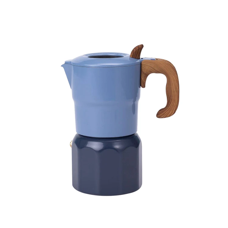 HIGHWIN Stovetop Espresso Maker Induction Stovetop Moka Coffee Pot for Cappuccino or Latte