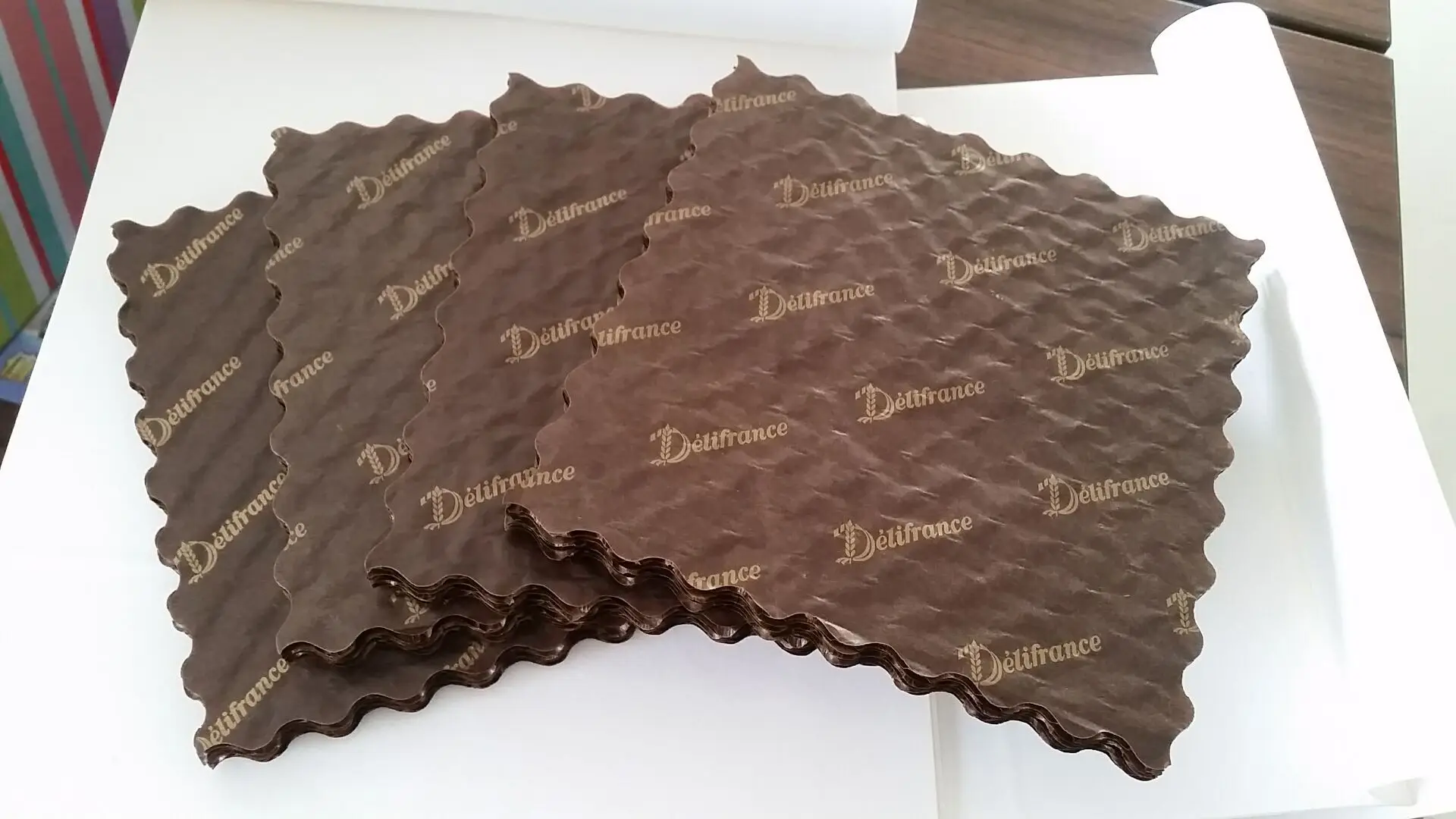
food grade chocolate paper cushion pad of 5layer 3mm 