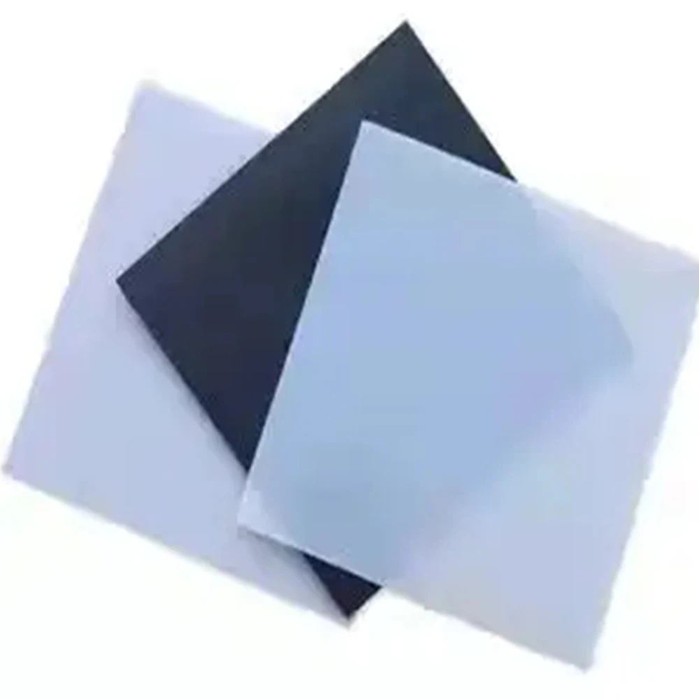 Белая черная пластиковая водопроводная плотина усиленная hdpe геомембранная прокладка для пруда соленой воды