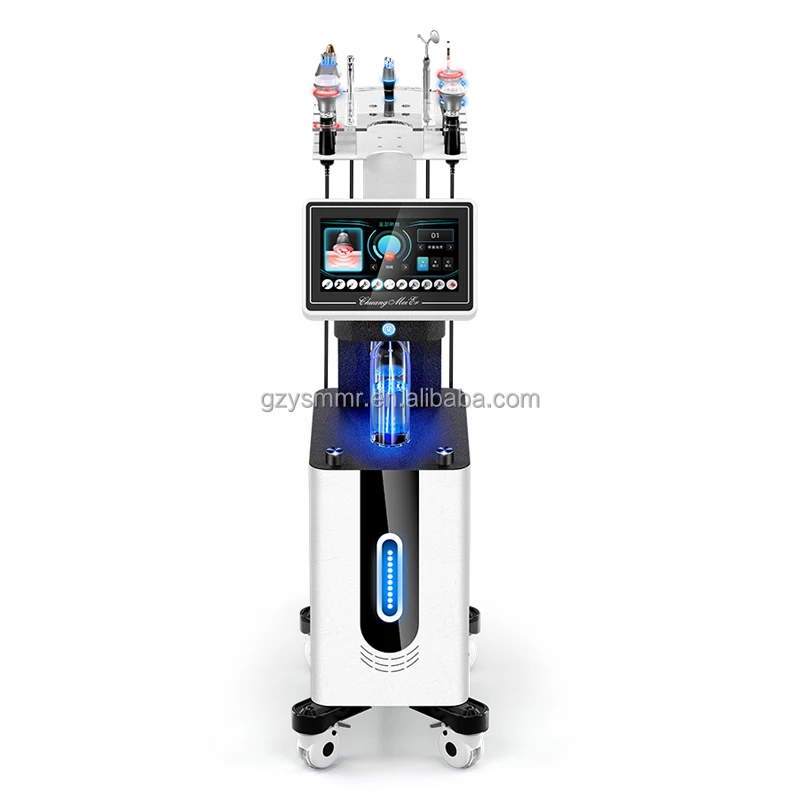 11 in 1 Hydro Diamond  Machine Beauty Skin Scrubber for Body and Facial Hydro Machine