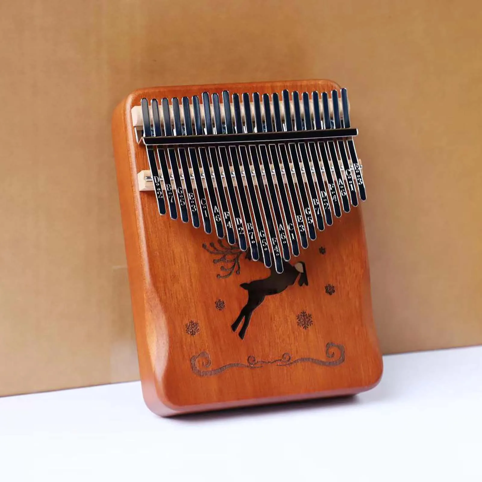 21 Keys Kalimba Wooden Music Toy Thumb Finger Piano Musical Instrument  with Study Instruction  for everyone beginner