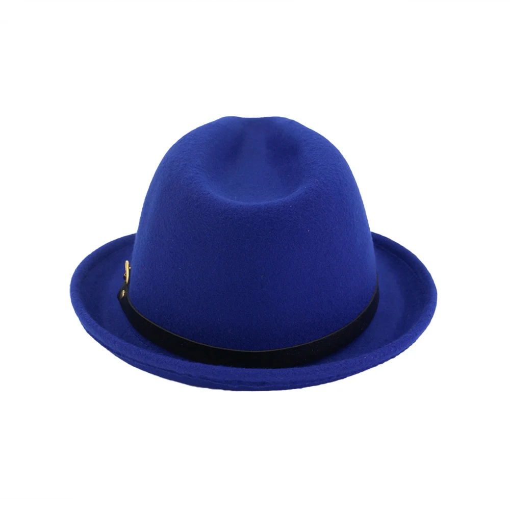 2021 mens and women 100% wool Black Decor luxury fedora felt hats