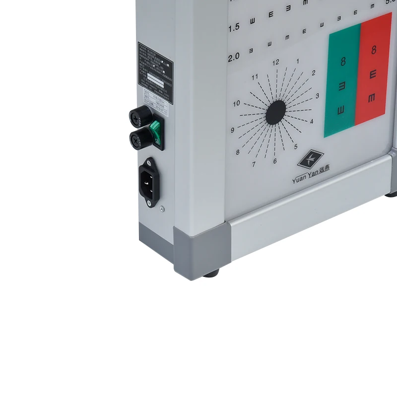 optical 5m distance standard logarithmic eye chart light box led light source vision check lamp