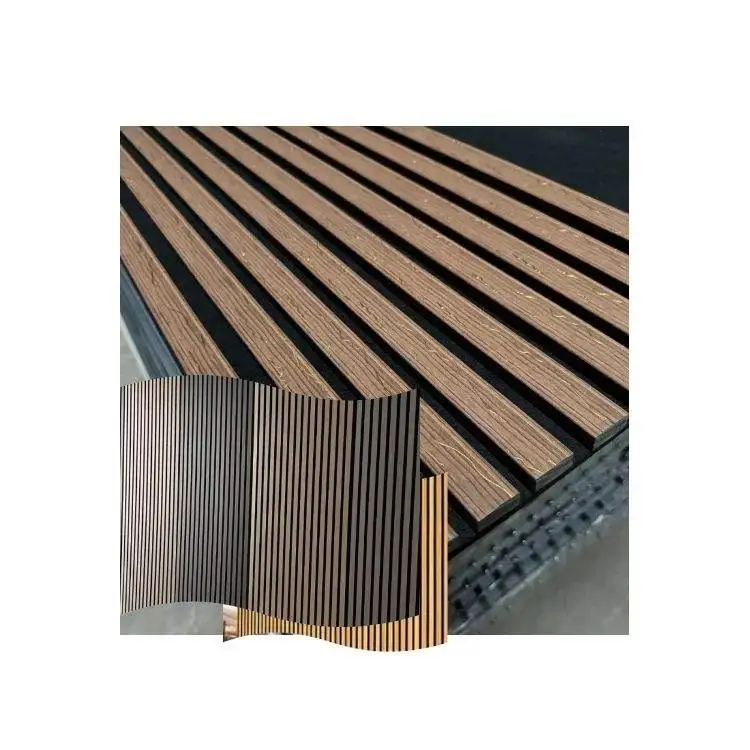 Acoustic Wood Panels Decorative Interior Wall Paneling Slat Akupanel Wooden Acoustic Panel