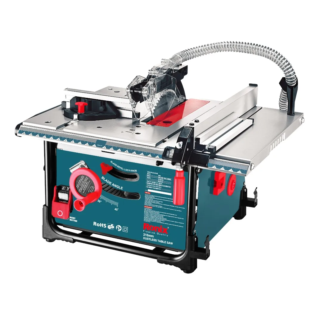 Ronix Model 5601 Woodworking Cutting Saw Tile Cutter Machine 216mm Dust-Collection Table Saw
