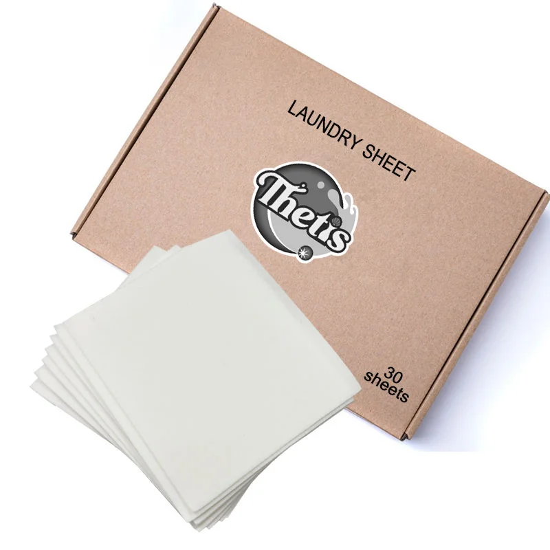 Manufacturing OEM Private Label Eco-friendly Washing Clothes Disposable Laundry Detergent Strips