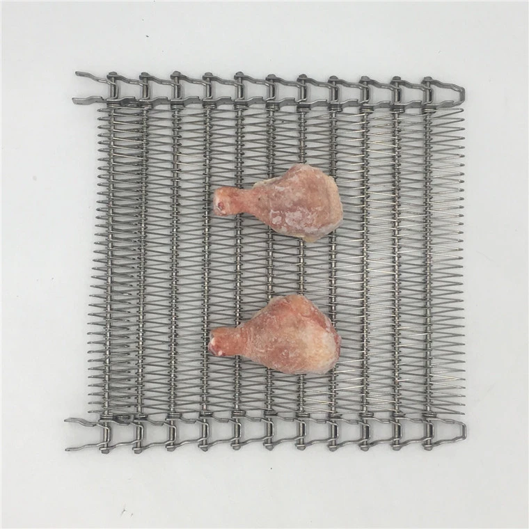 Stainless steel  Spiral grid belt  for cooling  Spiral Grid Mini Sushi Roller Conveyor Belts