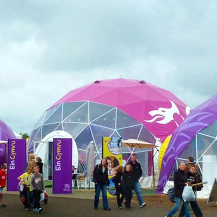 KENTEN custom outdoor aluminum durable wedding dome tent 50m for sale