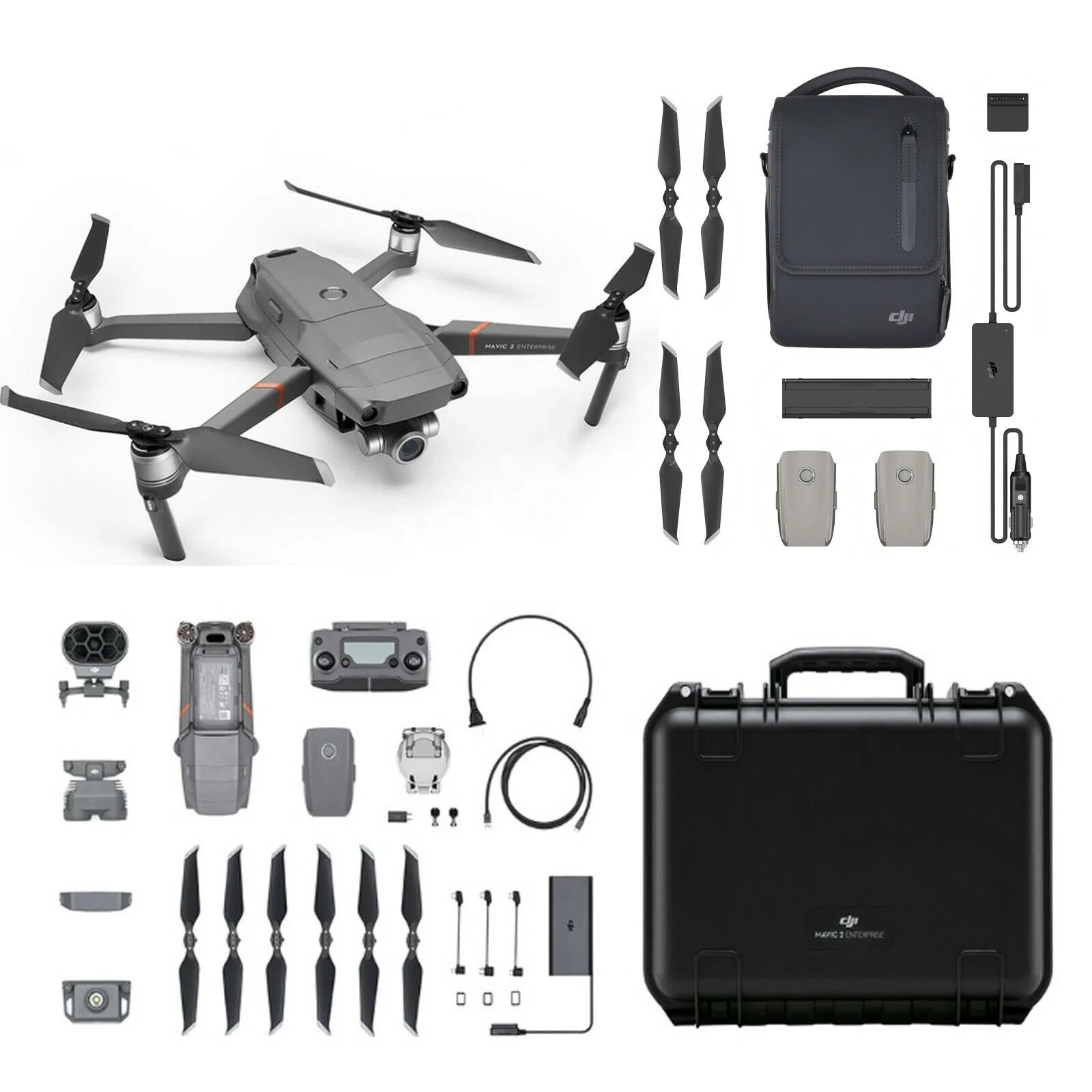 Оптовая продажа, 100% оригинальный и совершенно новый комплект для DJI Mavic 2 Enterprise Zoom 4K Drone & Fly More