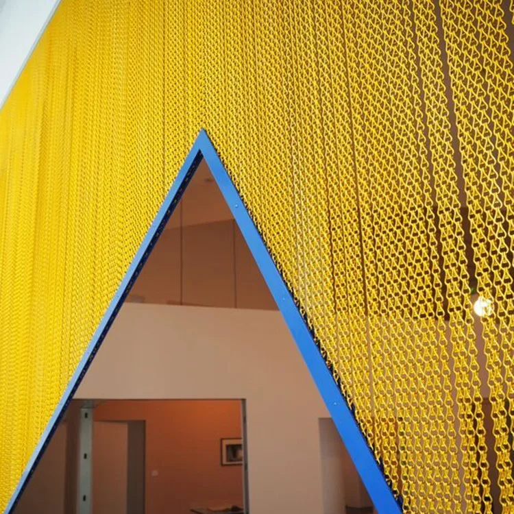Aluminum chain Curtain for beauty salon dividing