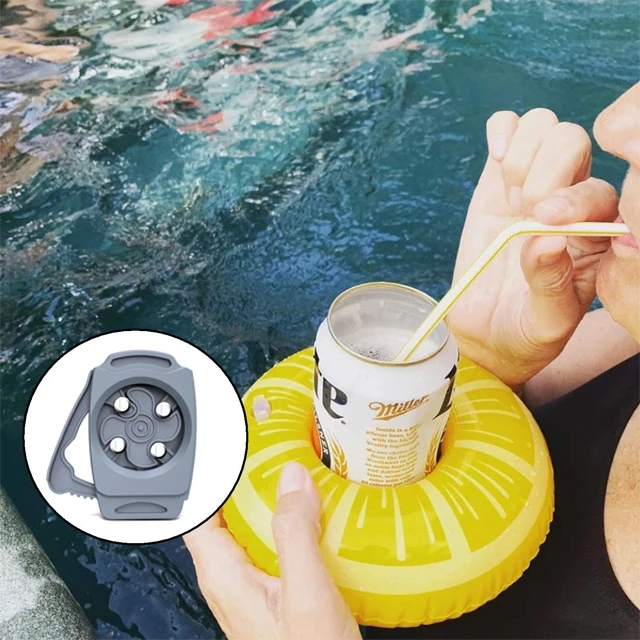 Hot Selling Creative Easy To Use Portable Safety Stainless Steel Smooth Edge Manual Plastic Soda Beer Can Opener