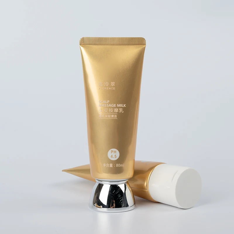 Dedicated Account Managers Free Sample Screw Lids Aluminium Brown Laminated Soft Tubes for Cosmetic Packaging