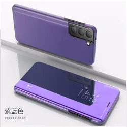 Low Price High Quality Multi-colors Mirror Smart Flip Phone Case cover mobile  For Samsung Galaxy S20 S21 S22 S23 Cover