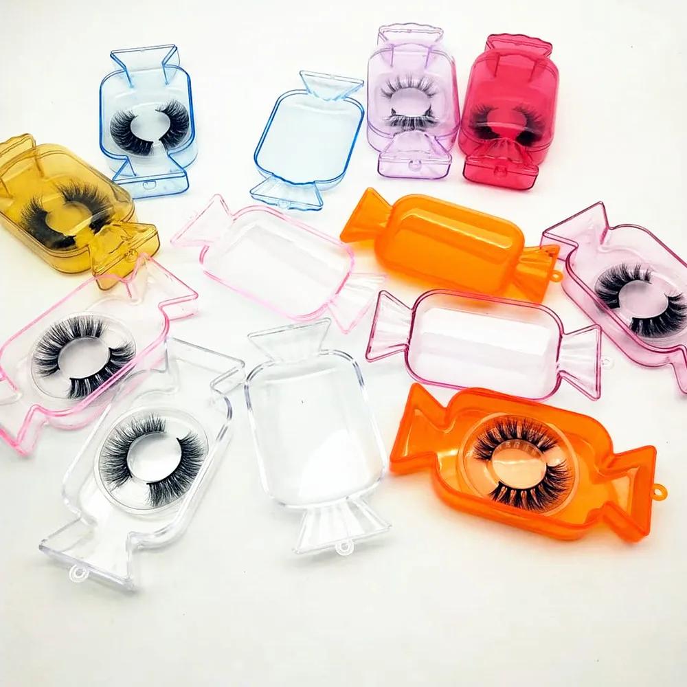 wholesale faux mink eyelashes Thick Eyelashes 5 Star Eyelashes Mink 3d Mink Lashes with cheap beautiful candy box