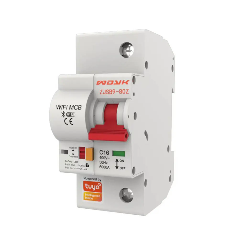 SZMYQ MCB Tuya Smart Home Products Zigbee Remote Power On/Off Miniature Circuit Breakers With Power Meter 1P