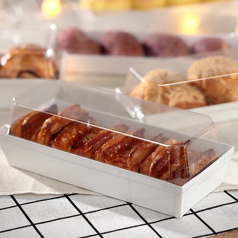 Pastry desserts plastic tiramisu dessert cake plastic packaging box